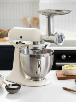 KitchenAid Fleischwolf-Aufsatz aus Metall mit Wurstfüller