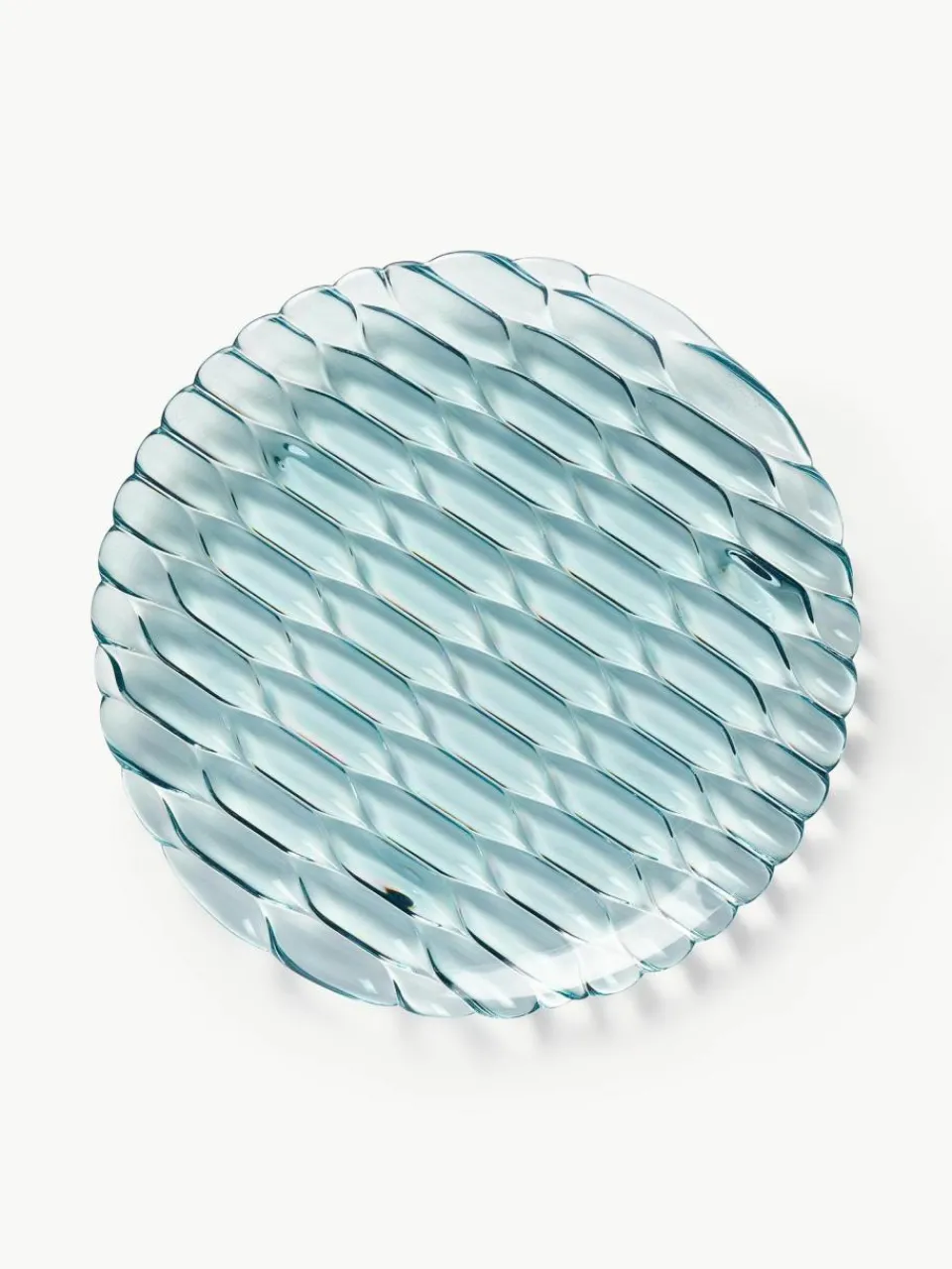 Kartell Frühstücksteller Jellies mit Strukturmuster, 4 Stück