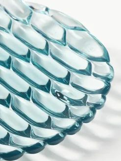 Kartell Frühstücksteller Jellies mit Strukturmuster, 4 Stück