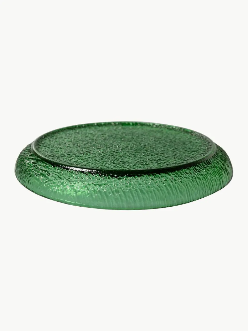 HKLIVING Frühstucksteller The Emeralds aus Glas, 2 Stück
