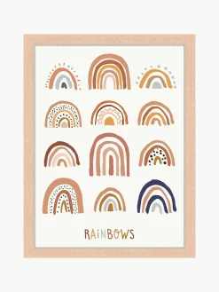 Kinder Any Image Gerahmter Digitaldruck All the Rainbows