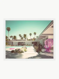 Any Image Gerahmter Digitaldruck Pink Vacation