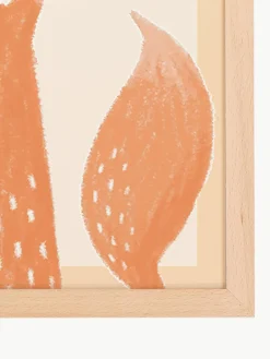 Kinder Any Image Gerahmter Digitaldruck The Fox