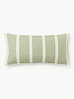 Westwing Collection Gestreifter Flanell-Kopfkissenbezug Belinda