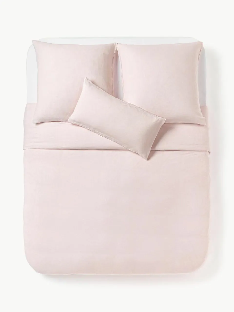 Westwing Collection Gewaschener Leinen-Bettdeckenbezug Airy