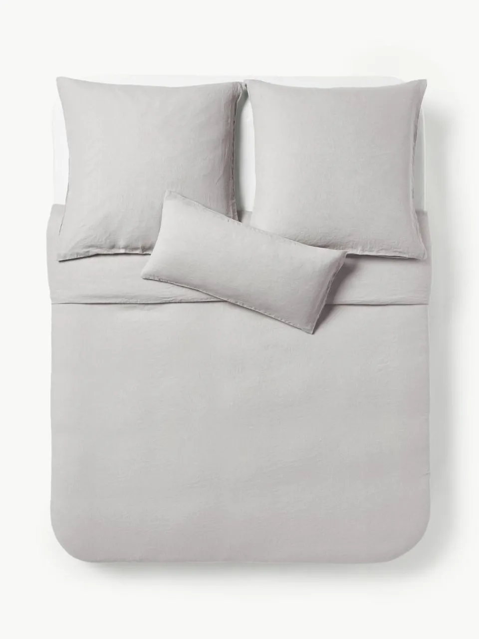 Westwing Collection Gewaschener Leinen-Bettdeckenbezug Airy