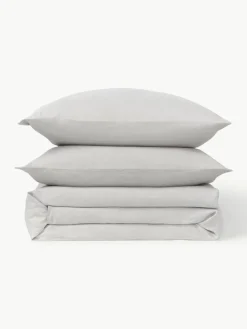Westwing Collection Gewaschener Leinen-Bettdeckenbezug Airy