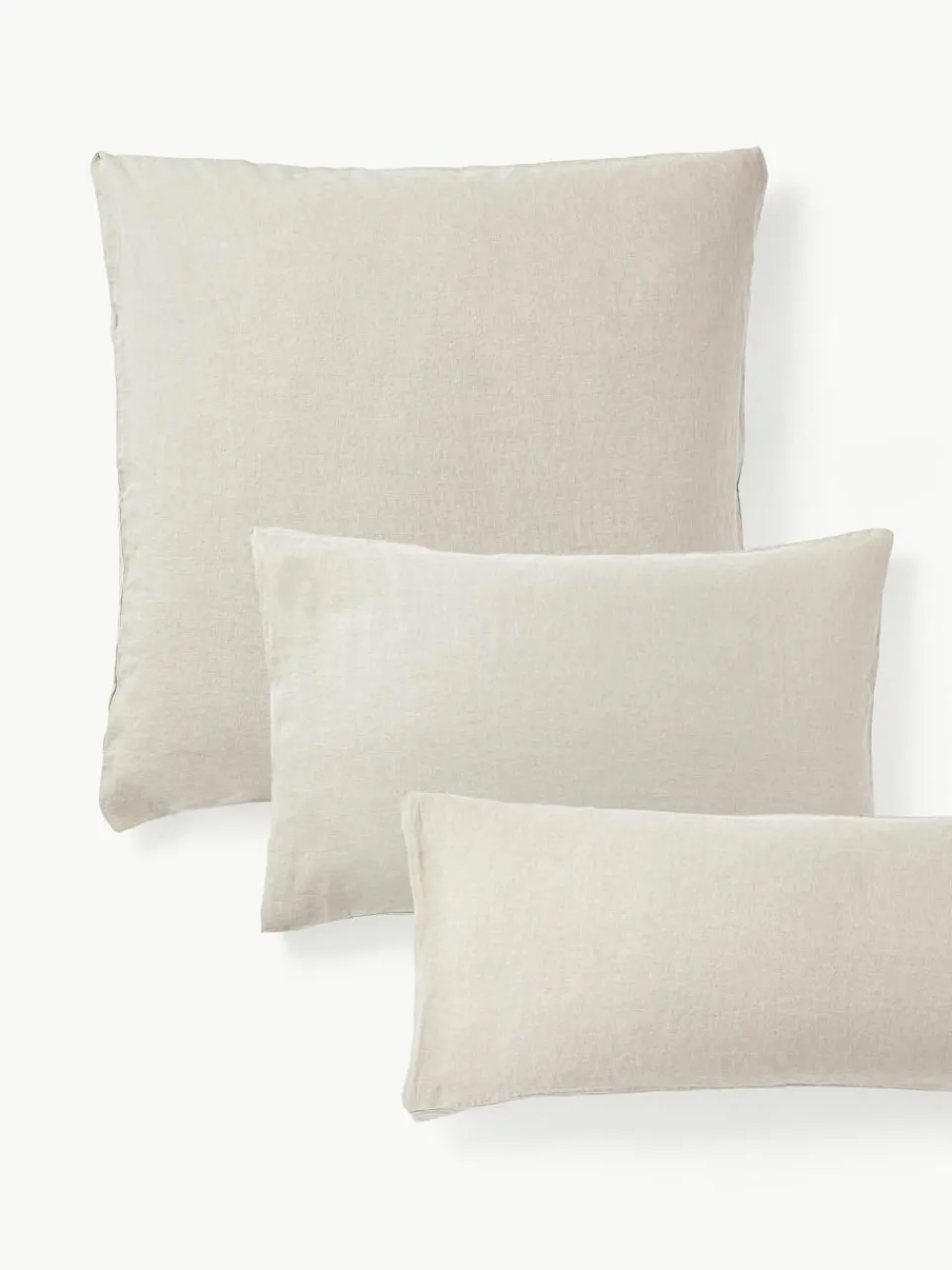 Westwing Collection Gewaschener Leinen-Kopfkissenbezug Airy