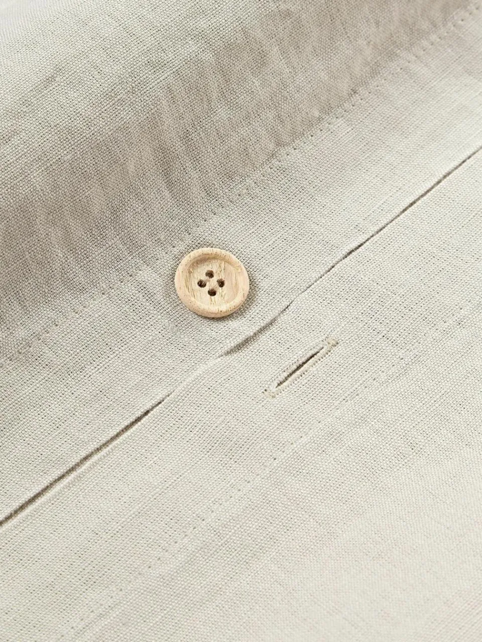 Westwing Collection Gewaschener Leinen-Kopfkissenbezug Airy