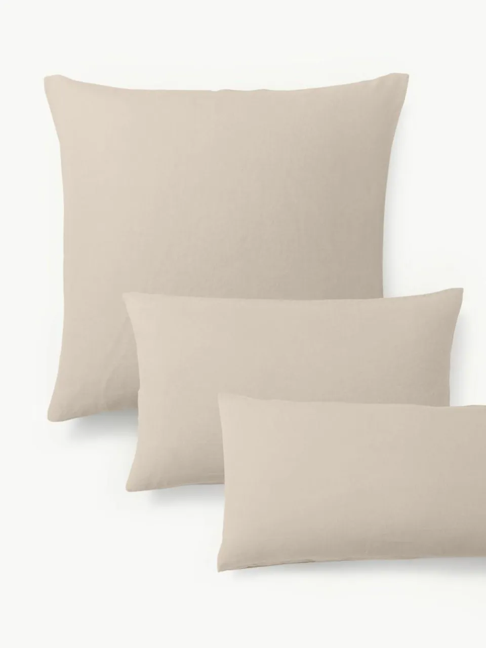 Westwing Collection Gewaschener Leinen-Kopfkissenbezug Airy