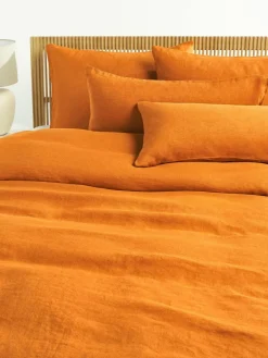 Westwing Collection Gewaschener Leinen-Kopfkissenbezug Airy