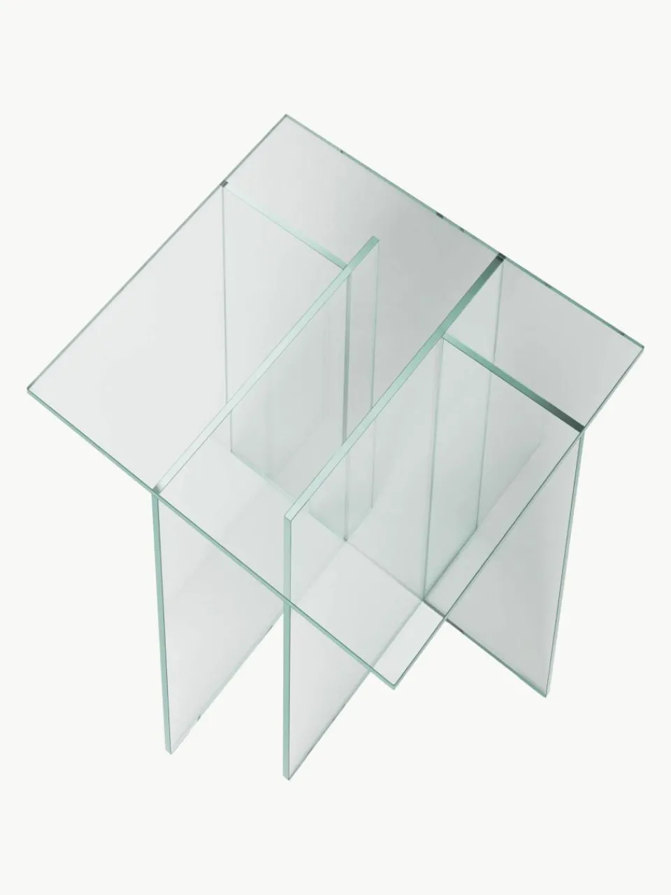 Westwing Collection Glas-Beistelltisch Anouk