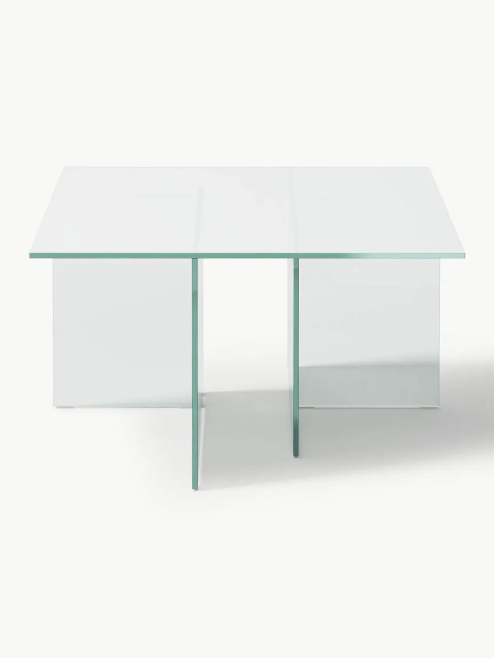 Westwing Collection Glas-Couchtisch Anouk