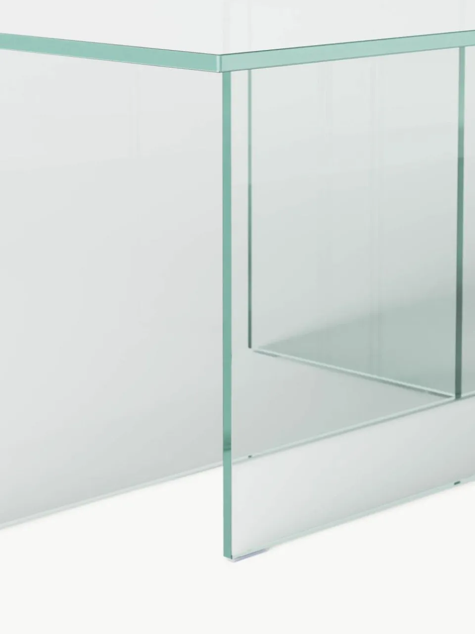 Westwing Collection Glas-Couchtisch Anouk