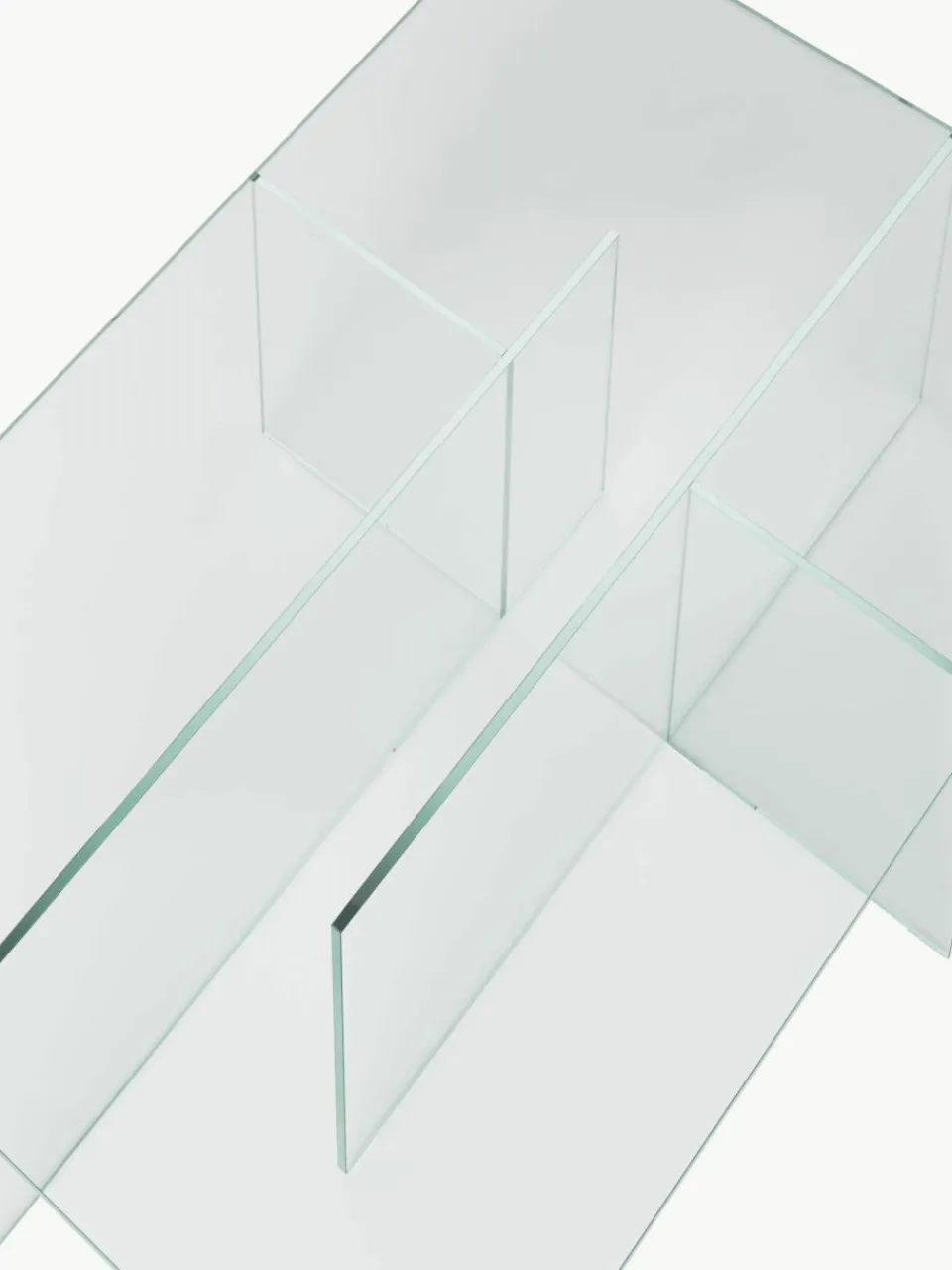 Westwing Collection Glas-Couchtisch Anouk