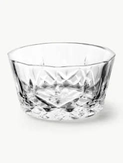 Aida Glas-Dipschälchen Harvey mit Kristallrelief, 4 Stück