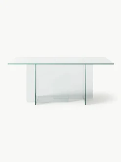 Westwing Collection Glas-Esstisch Anouk, 180 x 90 cm
