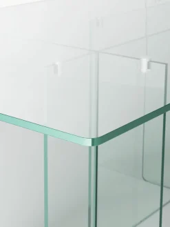 Westwing Collection Glas-Esstisch Anouk, 180 x 90 cm