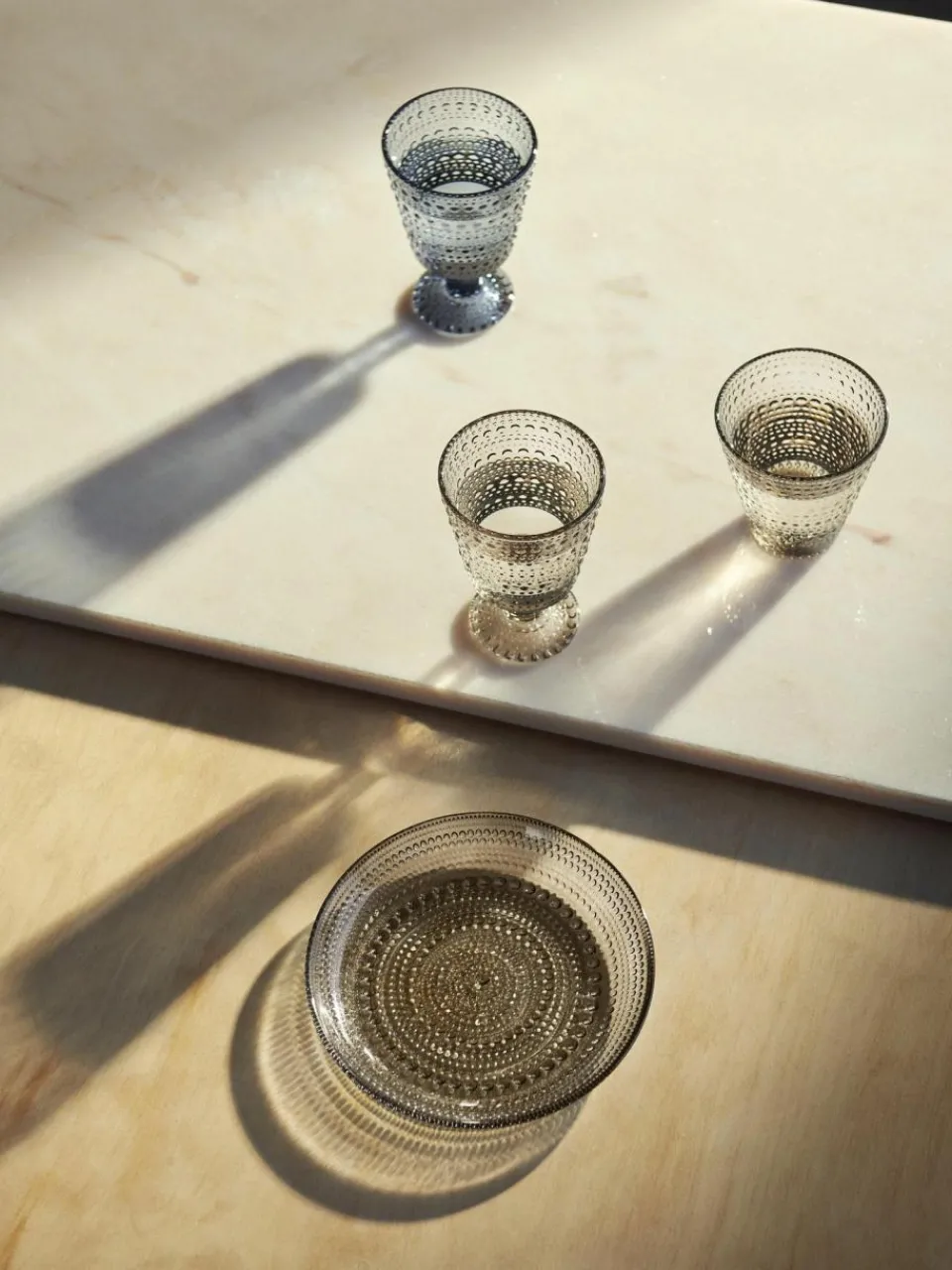 iittala Glas-Frühstücksteller Kastehelmi