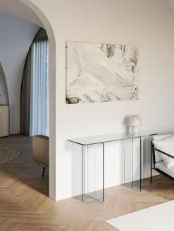 Westwing Collection Glas-Konsole Anouk