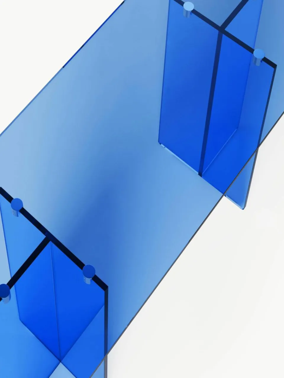 Westwing Collection Glas-Konsole Anouk