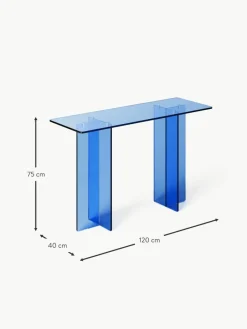 Westwing Collection Glas-Konsole Anouk