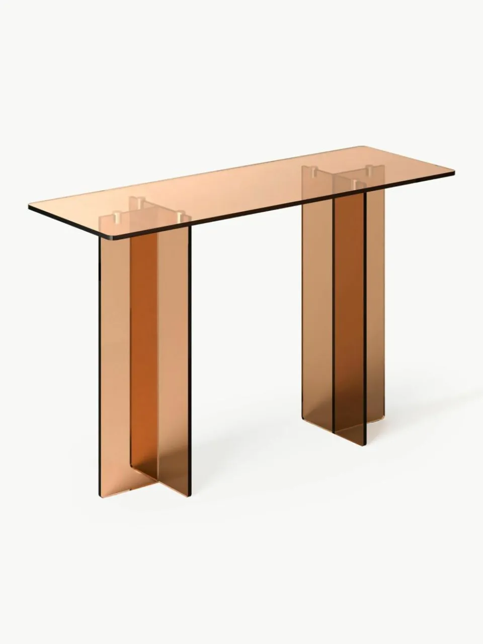 Westwing Collection Glas-Konsole Anouk