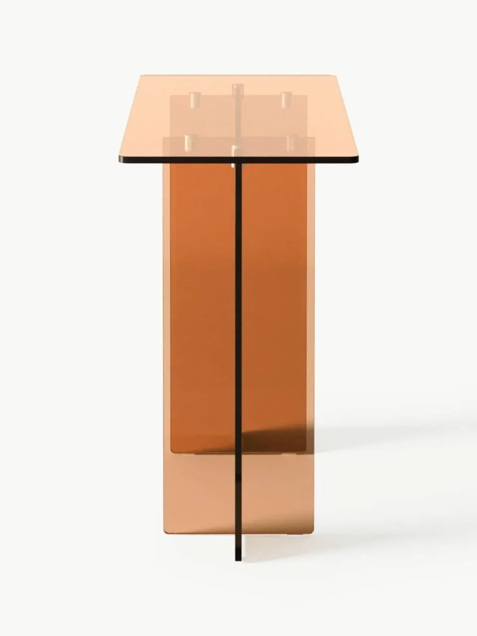 Westwing Collection Glas-Konsole Anouk
