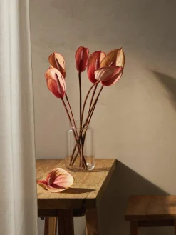 Westwing Collection Glas-Vase Lasse, H 22 cm