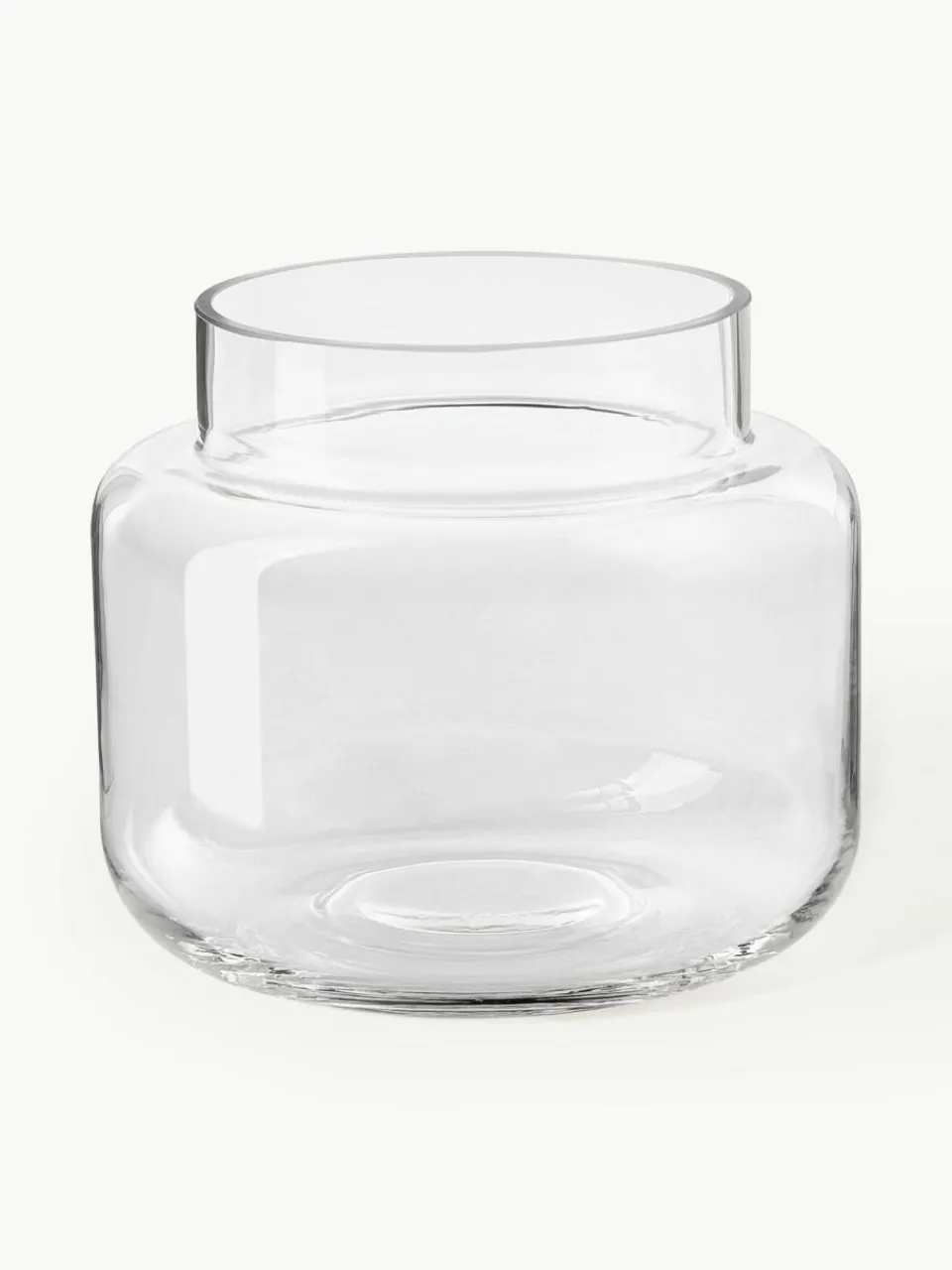 Westwing Collection Glas-Vase Lasse, H 14 cm
