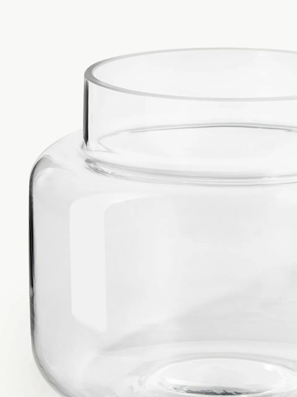 Westwing Collection Glas-Vase Lasse, H 14 cm