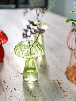 &k amsterdam Glas-Vasen Mushroom, 5er-Set