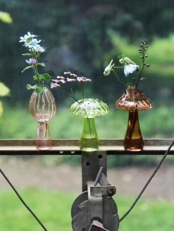 &k amsterdam Glas-Vasen Mushroom, 5er-Set
