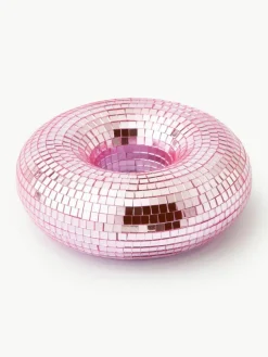 Westwing Collection Glitzerndes Deko-Objekt Disco Donut