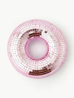 Westwing Collection Glitzerndes Deko-Objekt Disco Donut