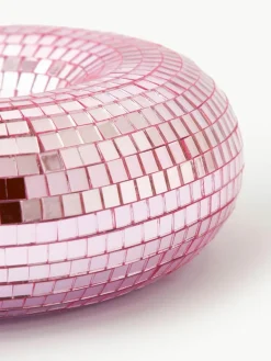 Westwing Collection Glitzerndes Deko-Objekt Disco Donut