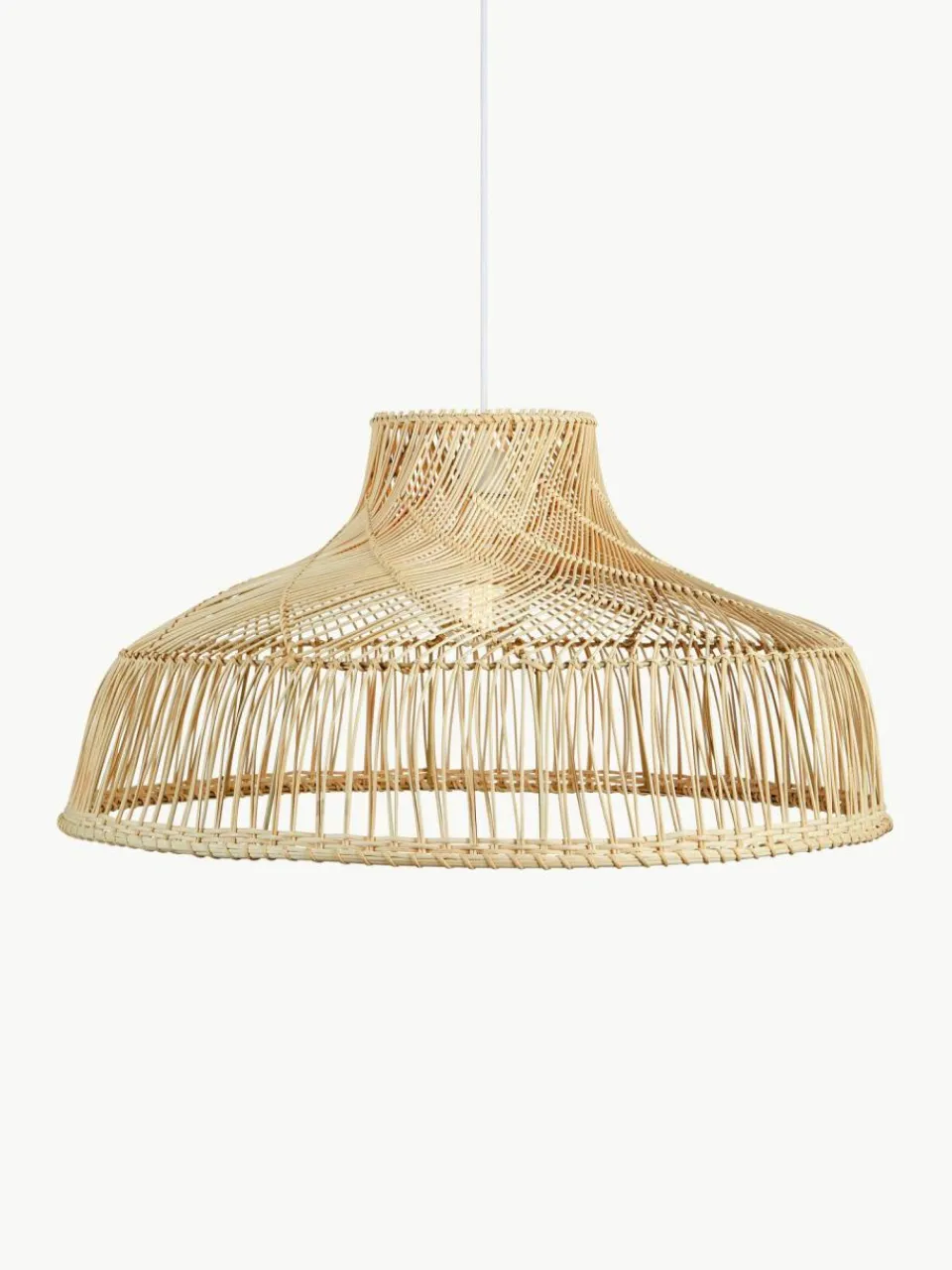 Markslöjd Große Pendelleuchte Braid aus Rattan