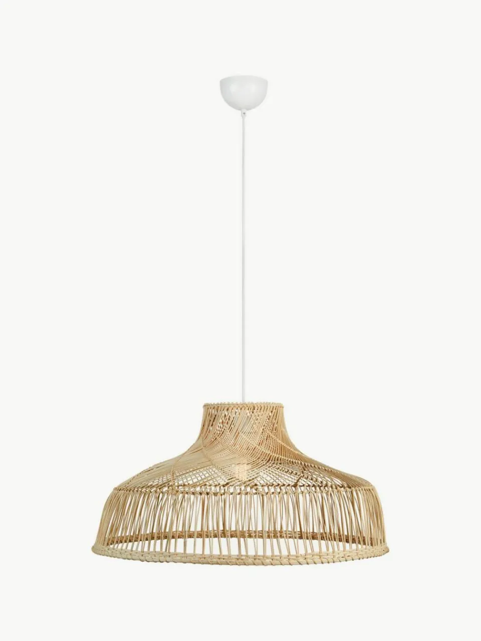 Markslöjd Große Pendelleuchte Braid aus Rattan