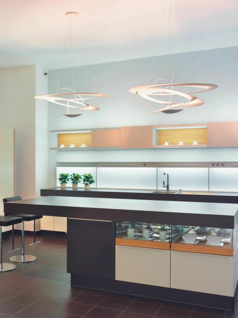 Artemide Große Pendelleuchte Pirce, B 69 cm