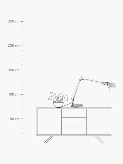 Artemide Große verstellbare Schreibtischlampe Tolomeo