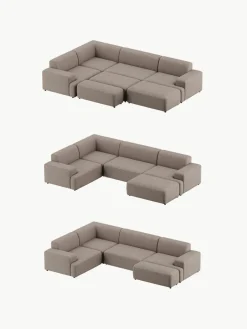 Westwing Collection Großes Ecksofa Melva (4-Sitzer)