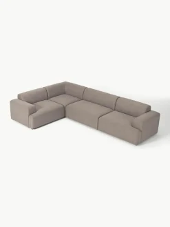 Westwing Collection Großes Ecksofa Melva (4-Sitzer)