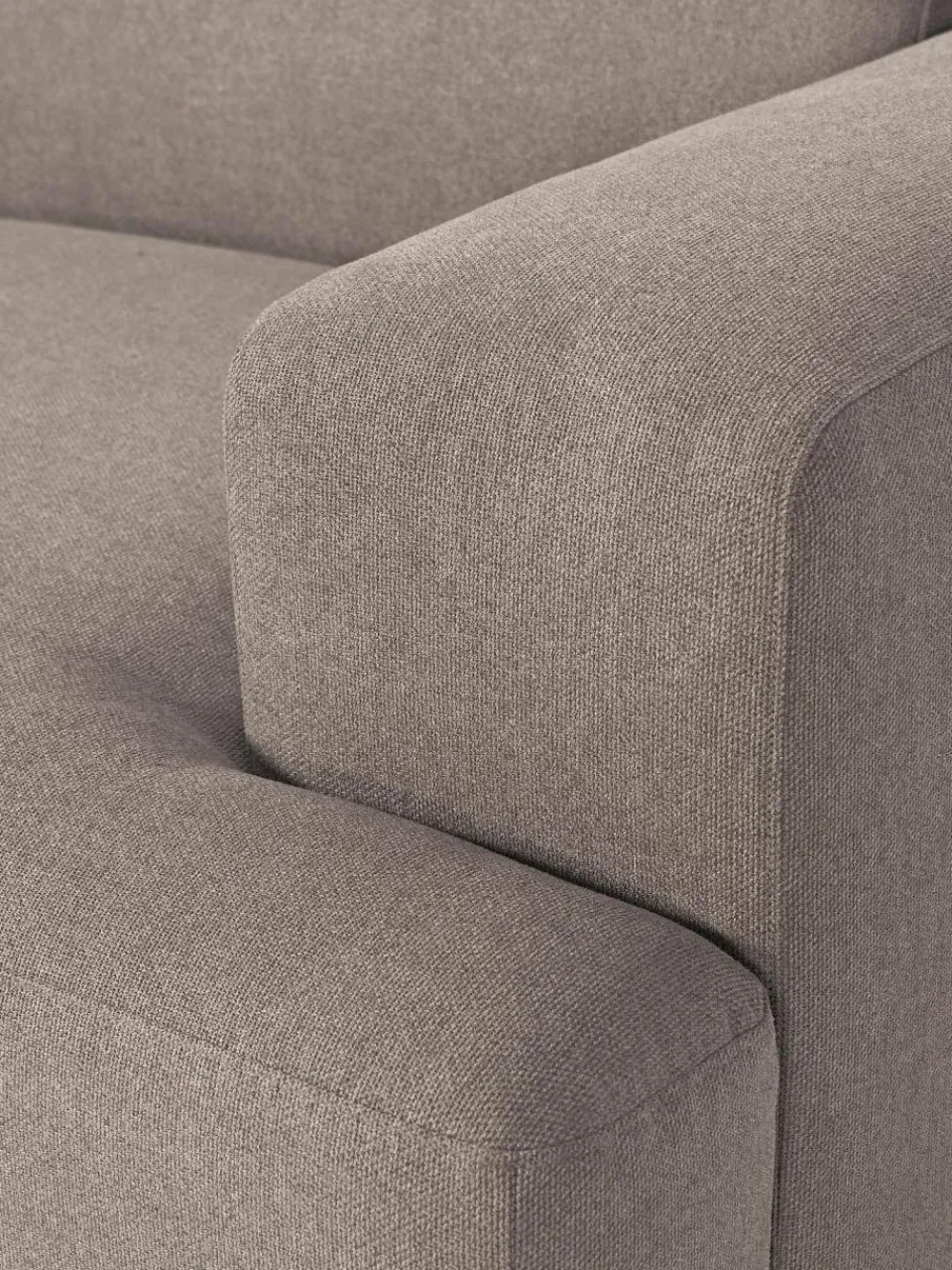 Westwing Collection Großes Ecksofa Melva (4-Sitzer)
