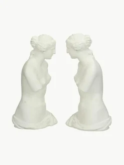 Westwing Handbemalte Buchstützen Venus, 2 Stück
