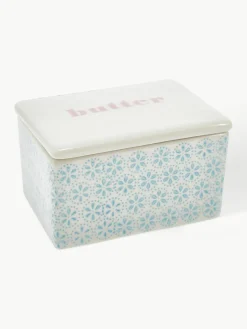 Bloomingville Handbemalte Butterdose Patrizia