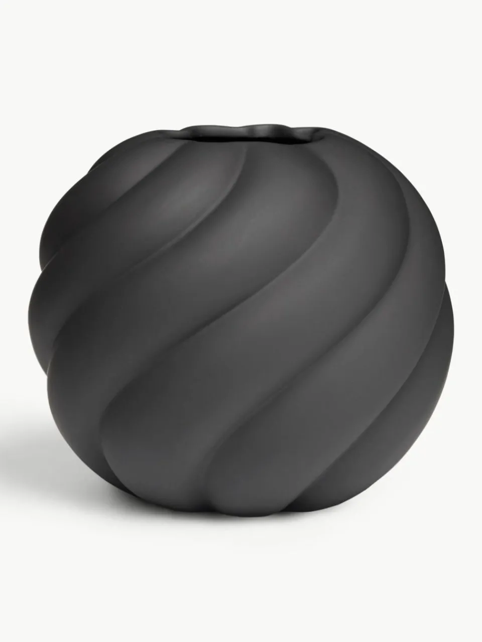 Cooee Design Handbemalte Keramik-Vase Twist Ball, H 20 cm