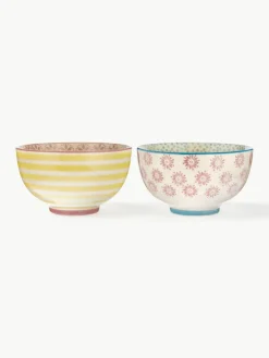 Bloomingville Handbemalte Schälchen Patrizia, 2er-Set