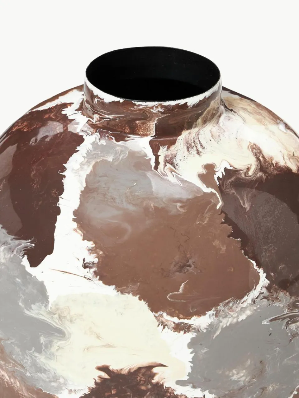 Broste Copenhagen Handbemalte Vase Thyra, H 31 cm