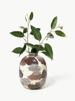 Broste Copenhagen Handbemalte Vase Thyra, H 31 cm