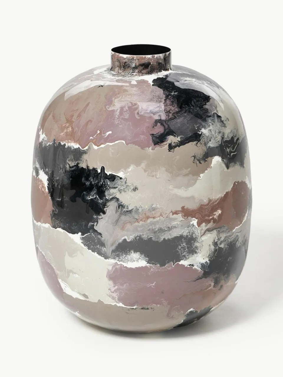 Broste Copenhagen Handbemalte Vase Thyra, H 50 cm